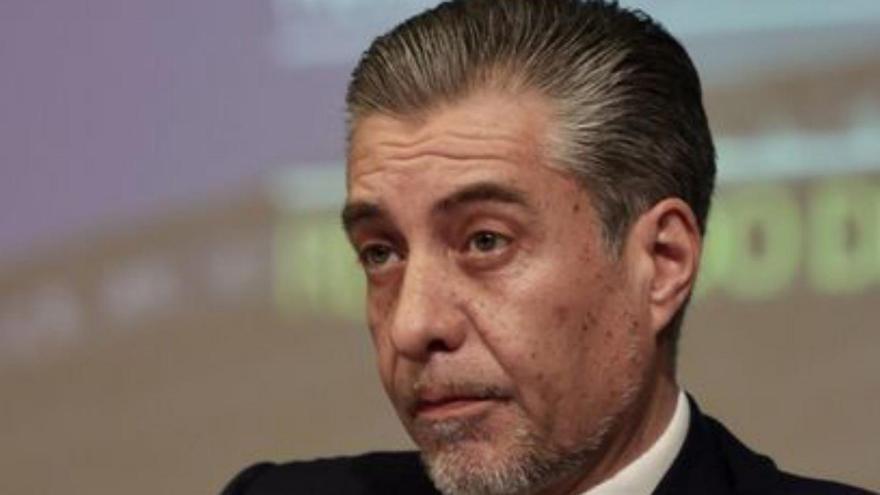 Peláez, en la última junta. | IRMA COLLÍN