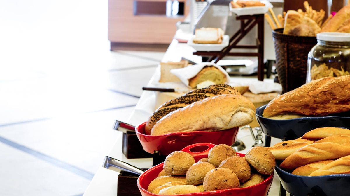 Buffet de un hotel