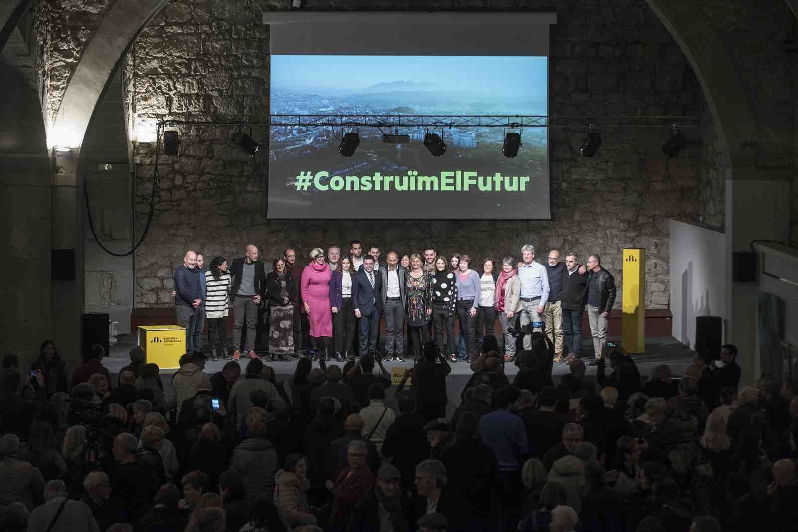 Acte de presentació de l'alcaldable per ERC a Manresa, Marc Aloy