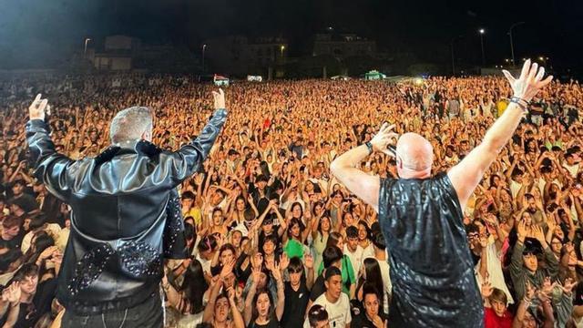 Un momento de la actuación en Vilanova de Panorama.