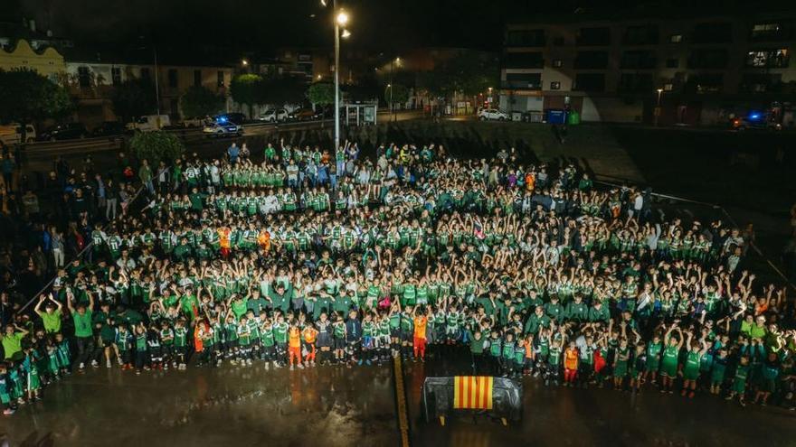 Sant Fruitós mostra múscul: reuneix més de 700 esportistes en la presentació de tots els equips del municipi