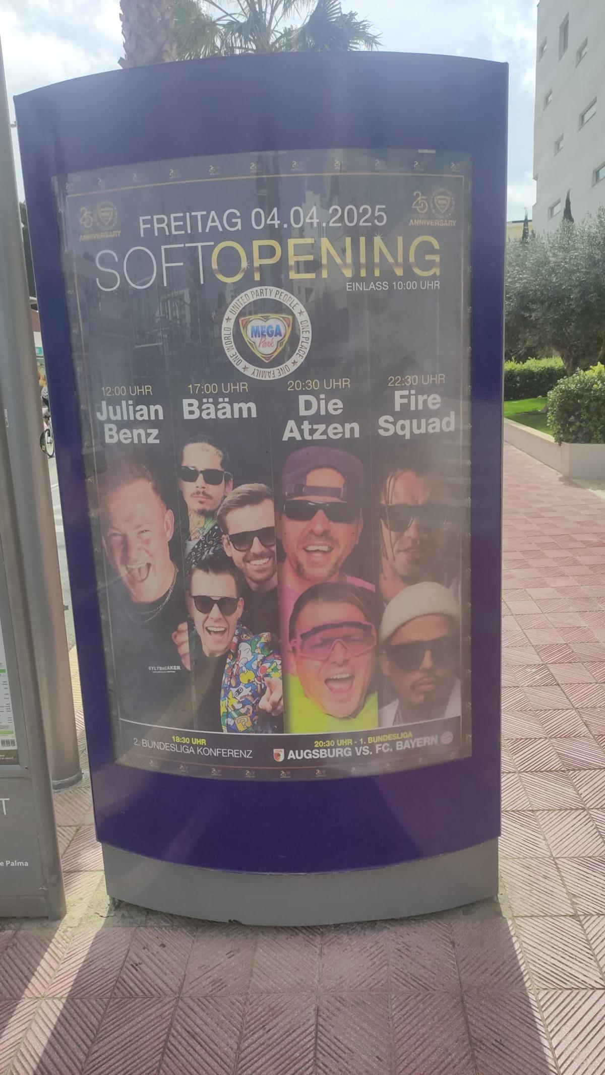 Mit diesen Künstkern zelebriert der Megapark am Freitag (4.4.) sein Soft-Opening.