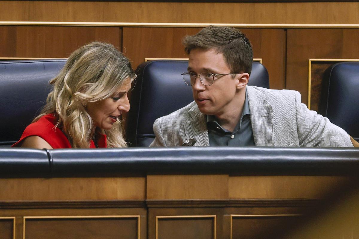 Yolnada Díaz e Íñigo Errejón, en una imagen de archivo.