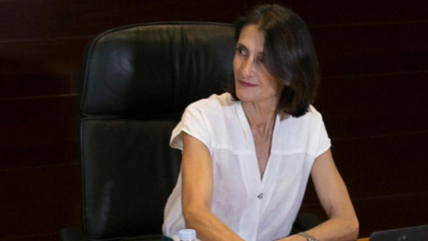 María Teresa Lorenzo en el Consejo de Gobierno del pasado lunes.