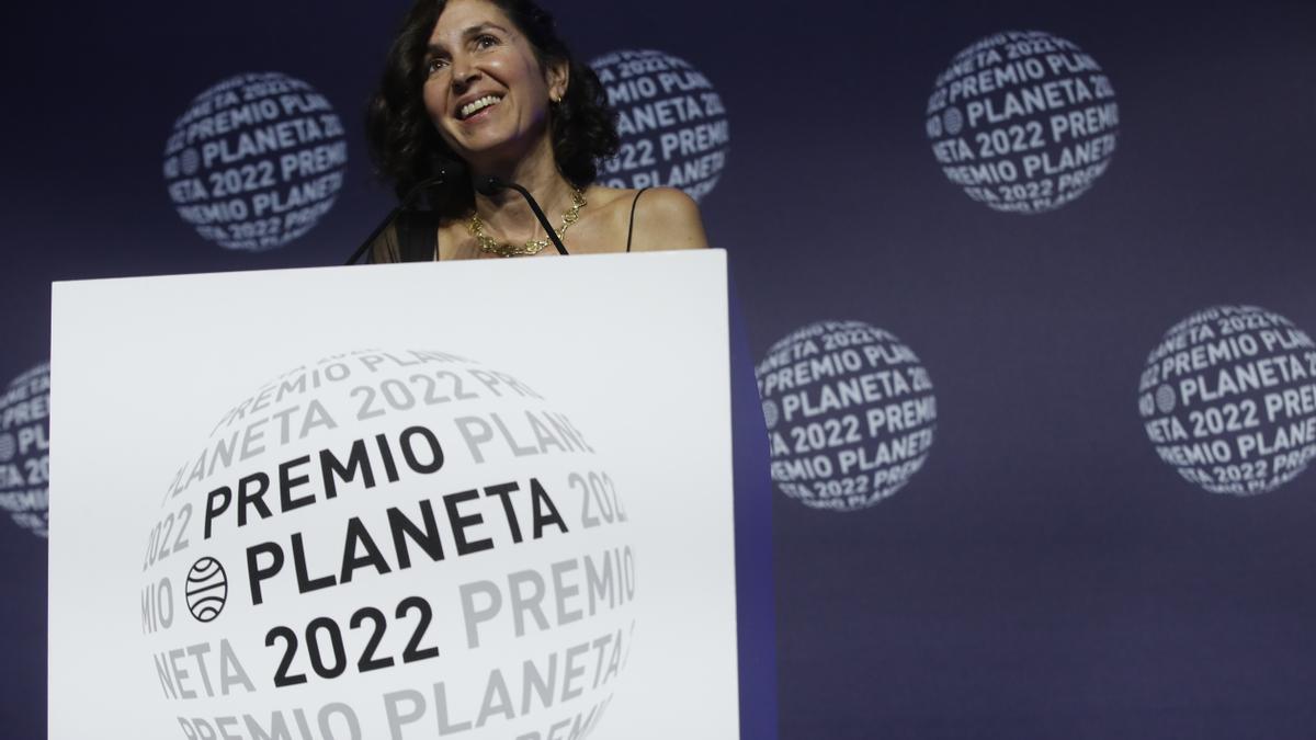 La autora Cristina Campos, finalista del LXXI Premio Planeta.