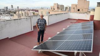 Sol para cargar el ascensor y la luz del rellano en Castellón