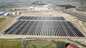 Instalación de autoconsumo en la planta de Stellantis en Figueruelas, en la provincia de Zaragoza