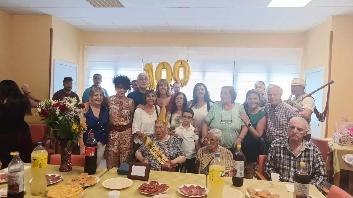 Sanabria suma una nueva vecina centenaria: Elisa Pedrero Pérez celebra un siglo de vida