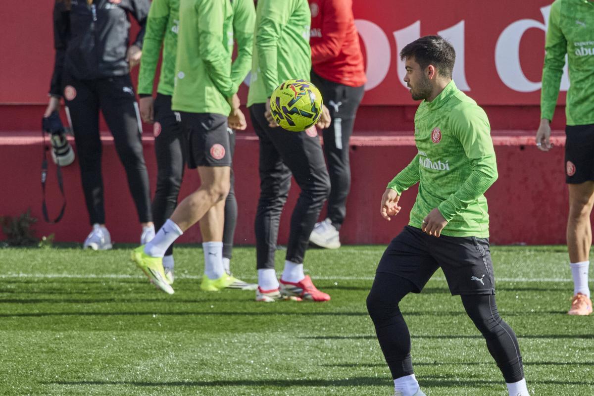 L'entrenament del Girona d'aquest diumenge, en imatges