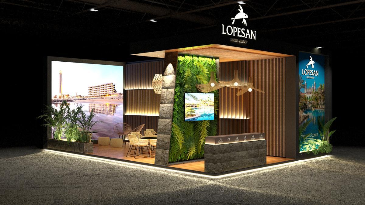 Lopesan Hotel Group, en la feria de turismo de Londres 2023.