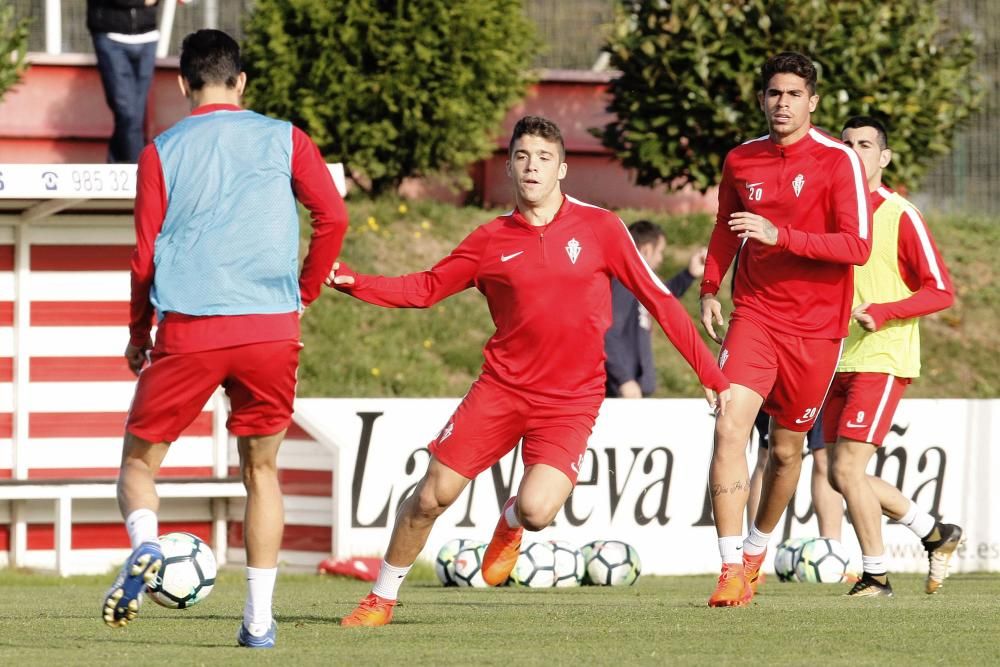 Entrenamiento del Sporting