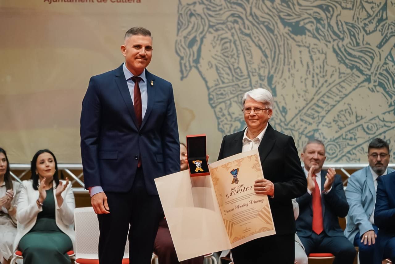 Los protagonistas de los Distintius 9 d’Octubre de Cullera