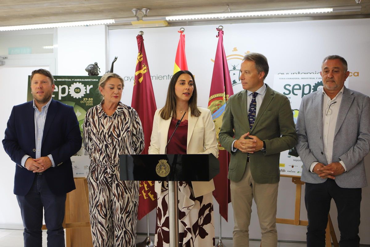Sara Rubira este lunes en Lorca.