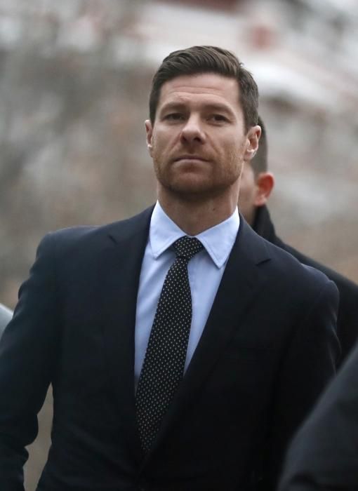 Llegada de Xabi Alonso a los juzgados