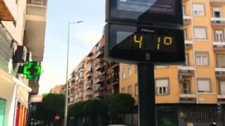 Los termómetros urbanos superan los 40 grados en Murcia a finales de marzo