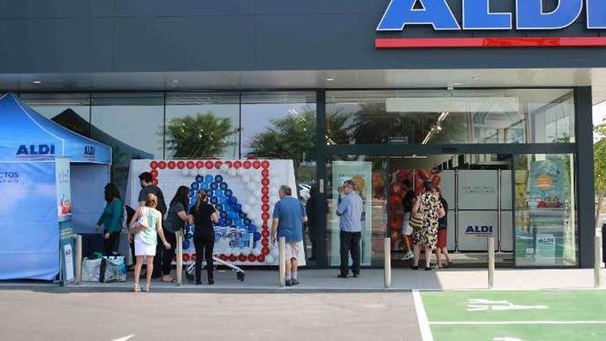 Un supermercado Aldi, en Murcia.