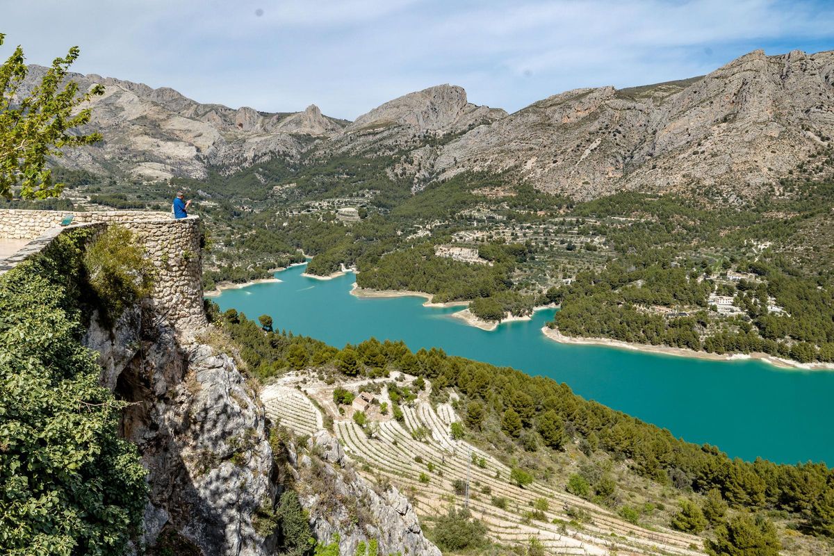 El embalse de Guadalest es el que mantiene las mayores reservas de agua en la provincia de Alicante.