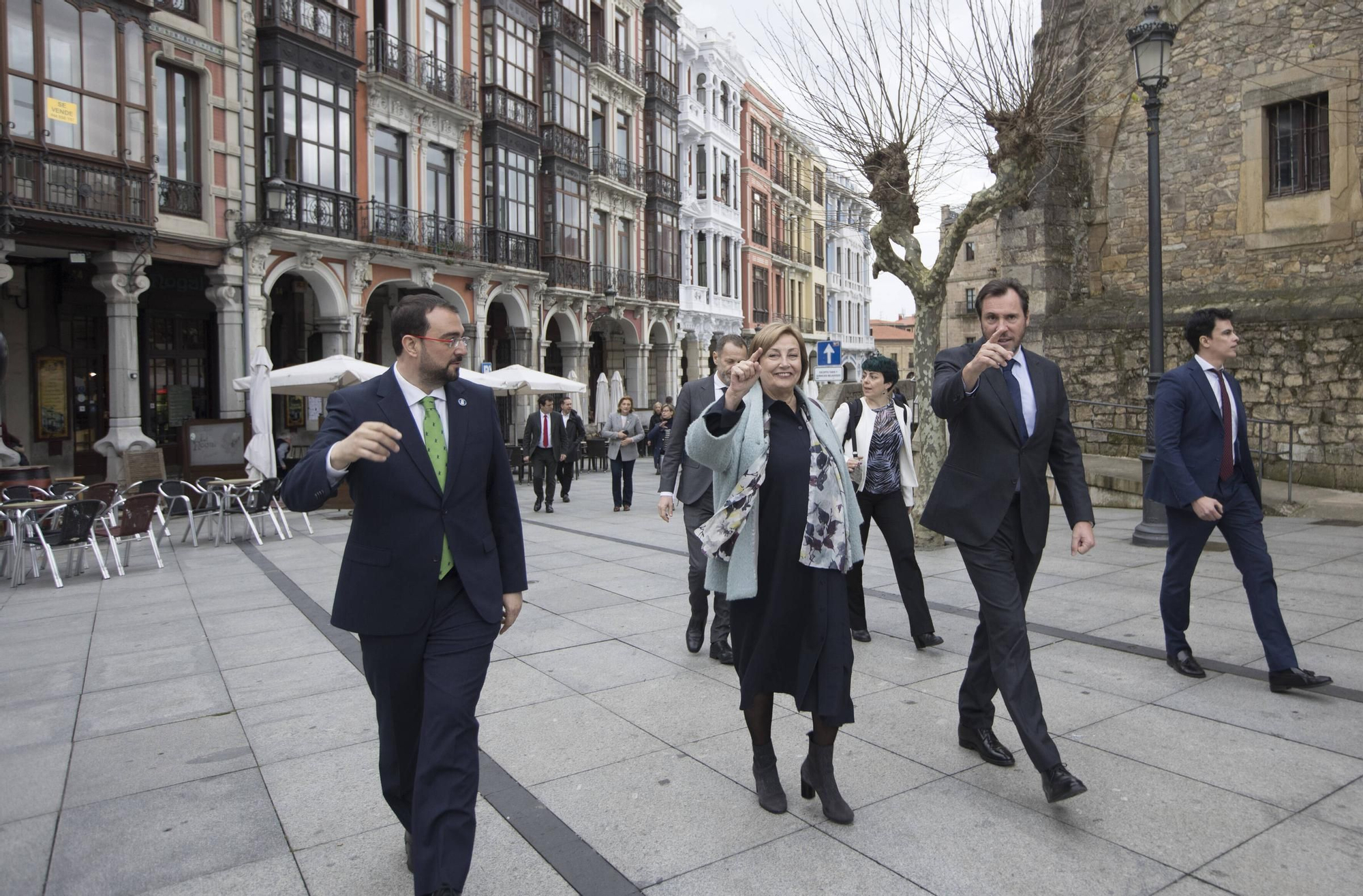 EN IMÁGENES: Así ha sido la visita a Avilés de Óscar Puente, ministro de Transportes y Movilidad Sostenible