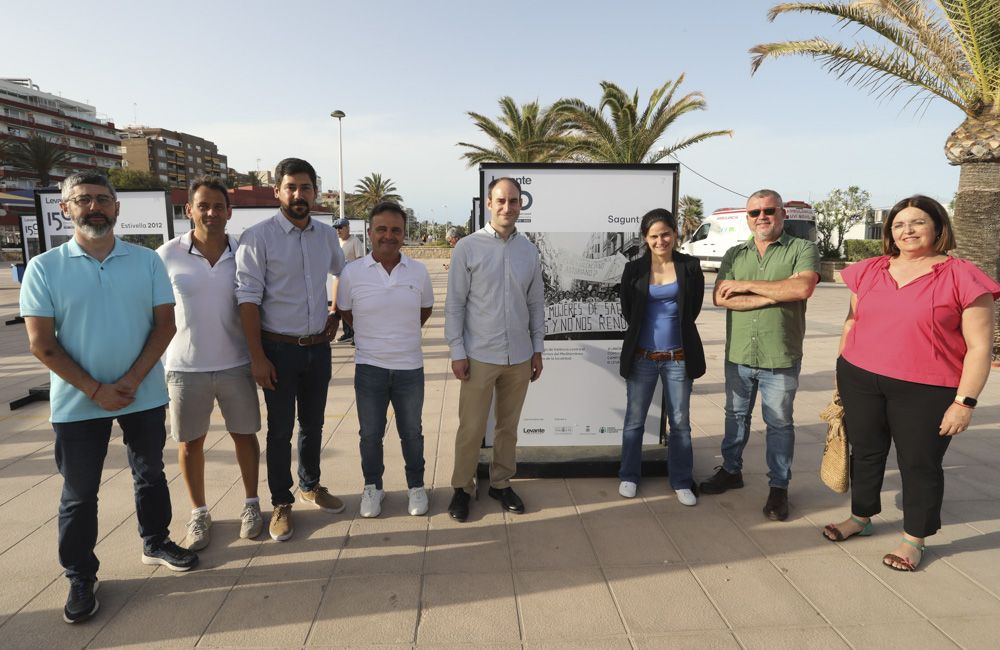 La exposición fotográfica de Camp de Morvedre, por el 150 aniversario de Levante-EMV, se traslada de Sagunt al Port de Sagunt.