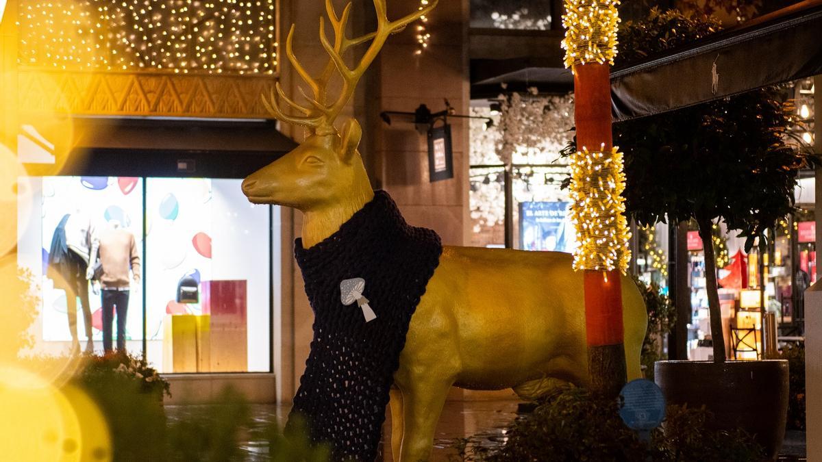 Ambiente navideño en Las Rozas Village.