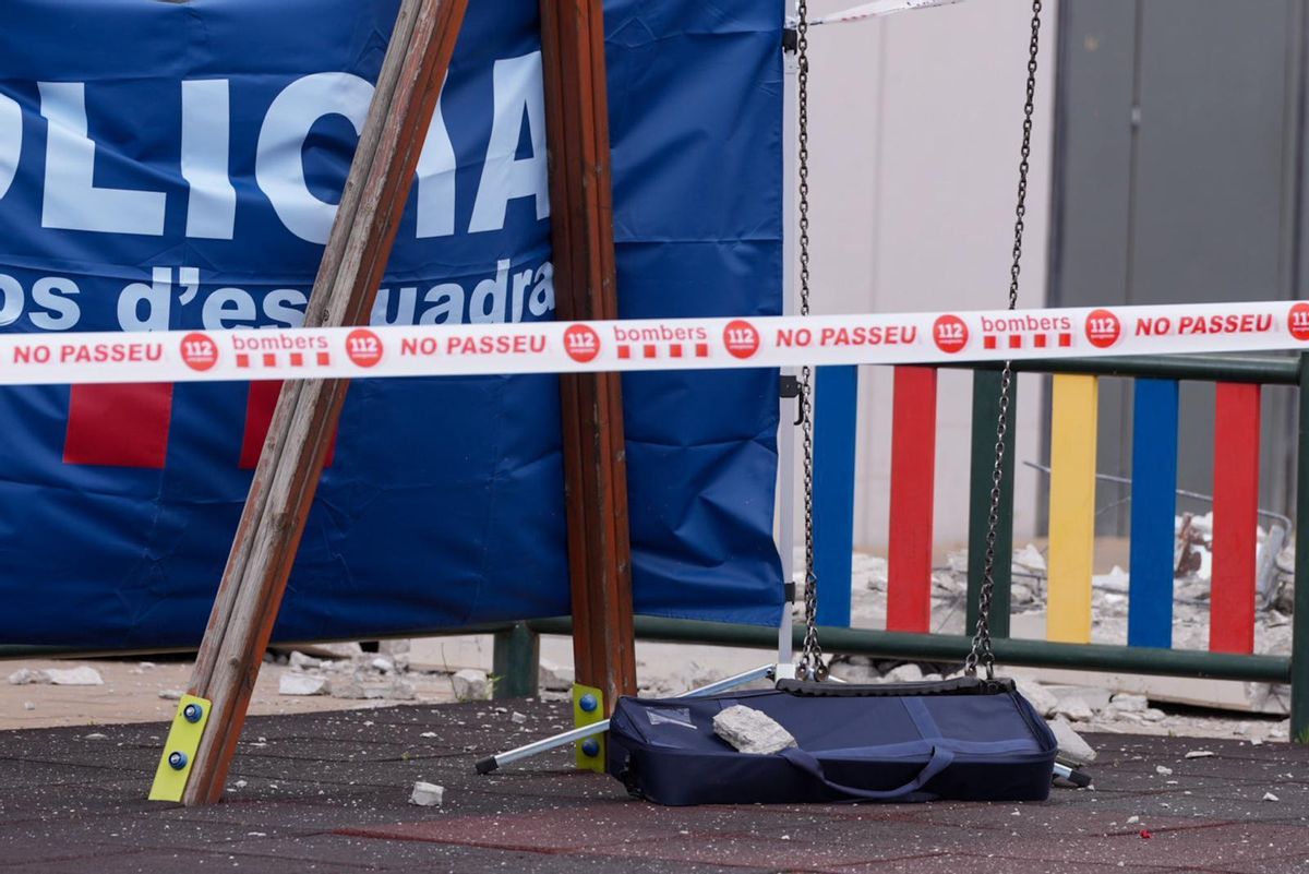 Derrumbe en una tienda de Via Sabadell deja un muerto