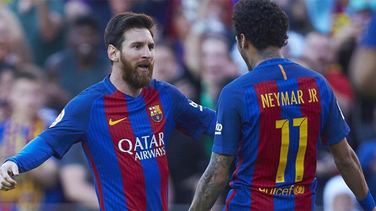 Neymar y Messi, en su etapa juntos en el Barça