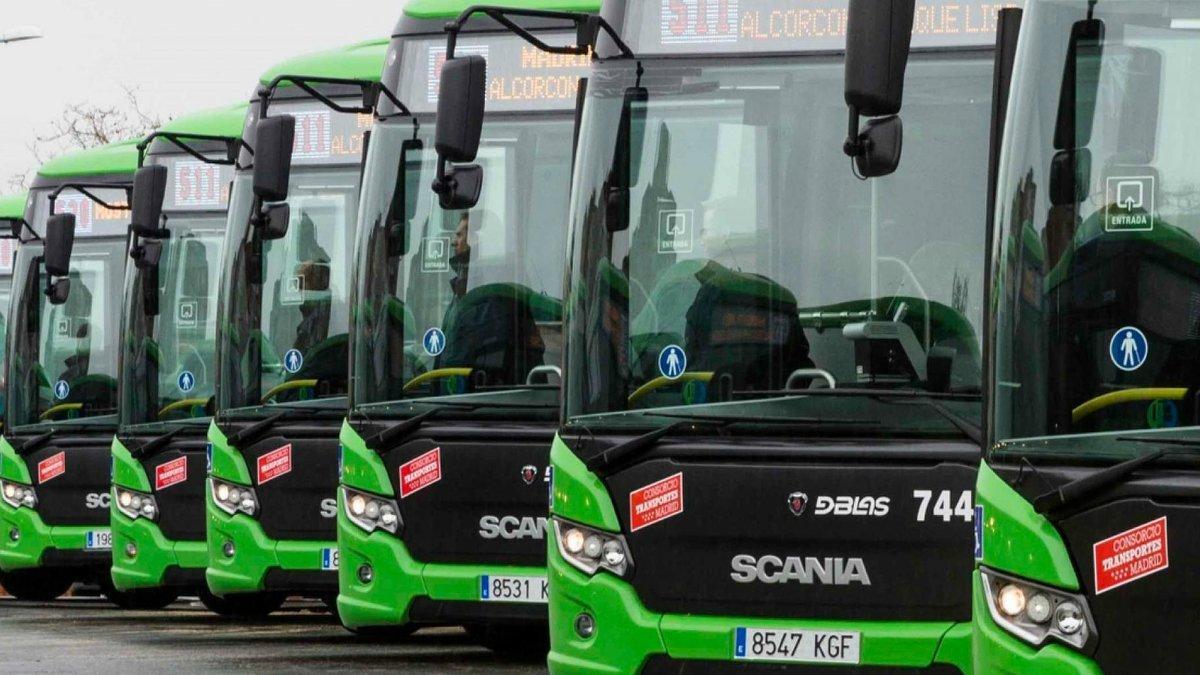 Autobuses interurbanos de la Comunidad de Madrid