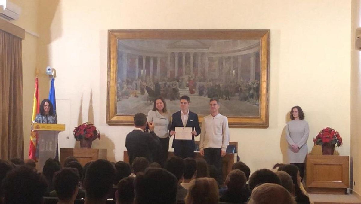 El Ministerio de Educación ha premiado al estudiante malagueño Rafael Torres.