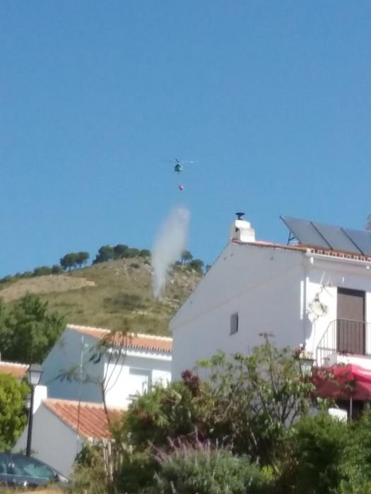 Simulacro de incendio en Benalmádena-Mijas del Infoca