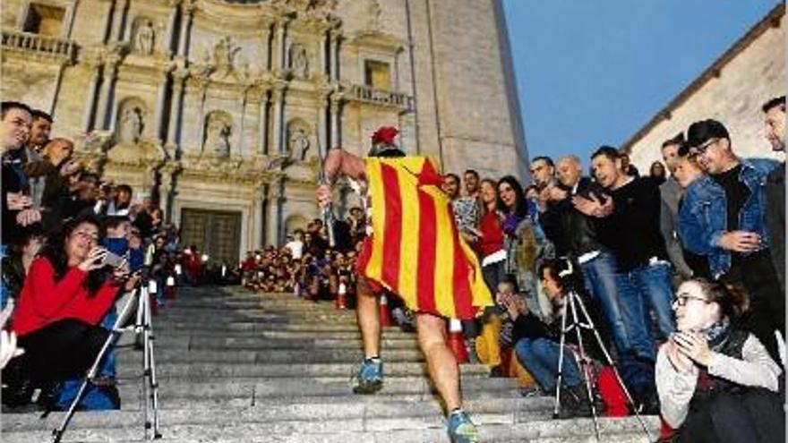 L&#039;esprint de les escales de la Catedral va generar una gran expectació.