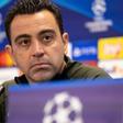 Xavi, en rueda de prensa