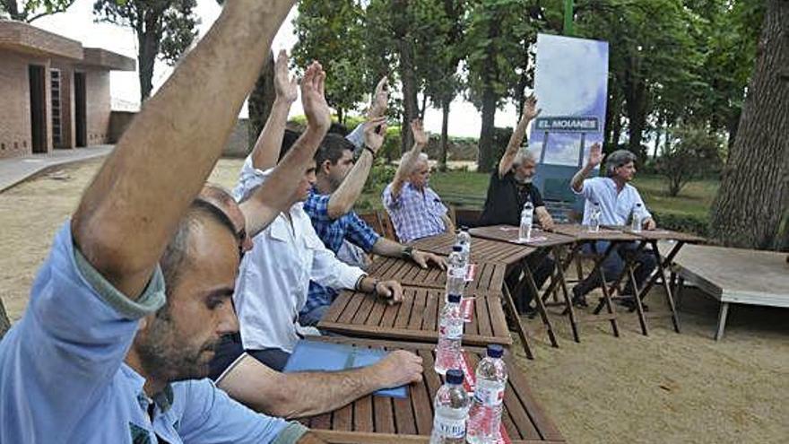 Acte de constitució del primer Consell Comarcal del Moianès, fa 4 anys