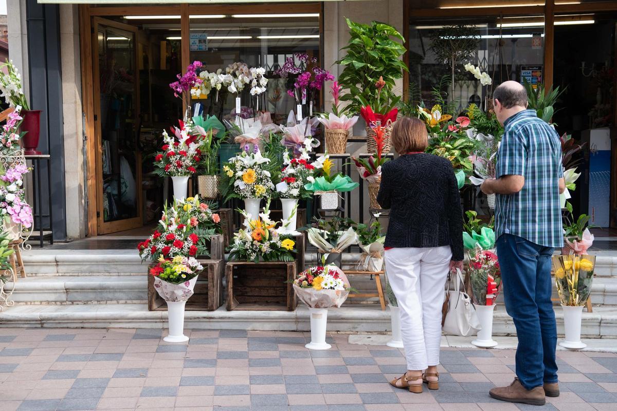 La ofrenda genera repercute en las floristerías de la ciudad