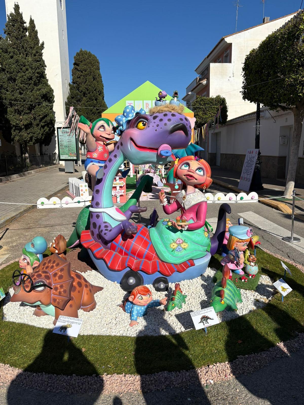 La falla infantil de la comisión Túria, ganadora del primer premio.