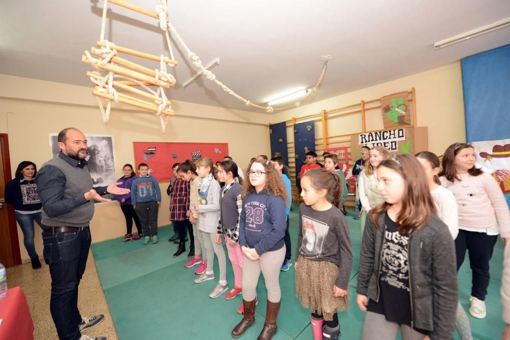 Casting de Alberto Rodríguez en el Colegio Liceo de Mieres