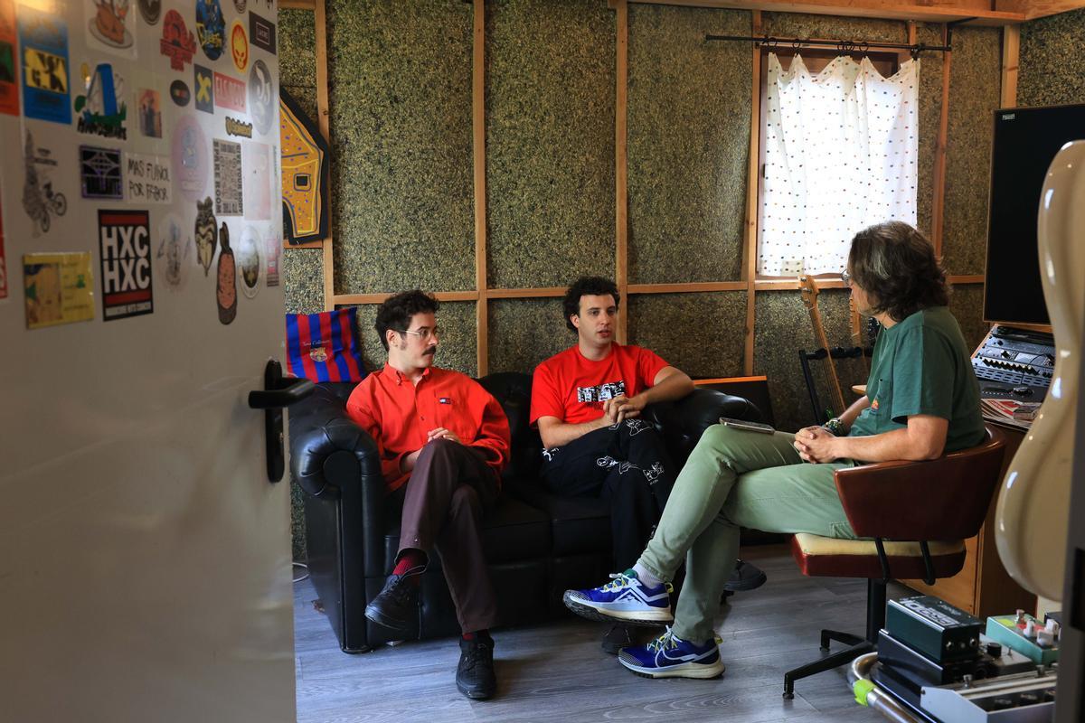 Cala Vento, durante la entrevista con SPORT