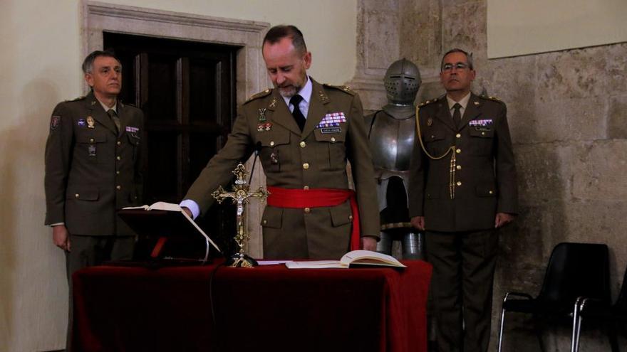 El general Fernando García-Vaquero toma posesión como nuevo jefe del Estado Mayor del cuartel de Bétera
