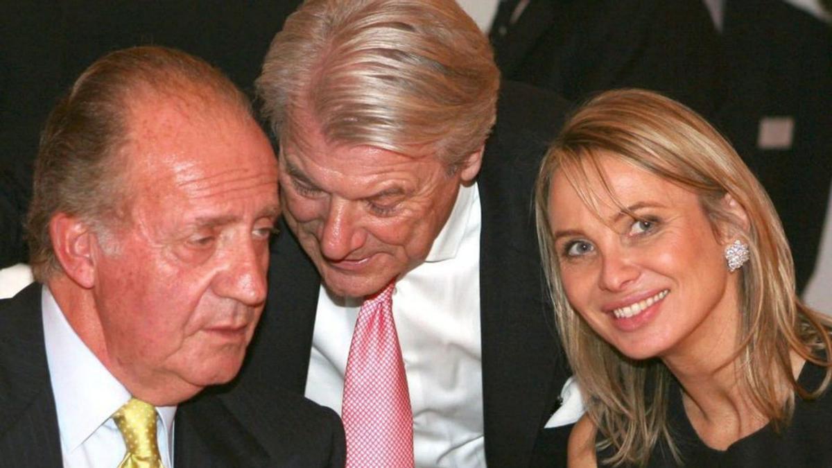 Juan Carlos I y Corinna Larsen.  | // EUROPA PRESS