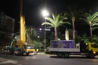Alicante ya protege a la fuente de Luceros del terremoto de las mascletás de Hogueras