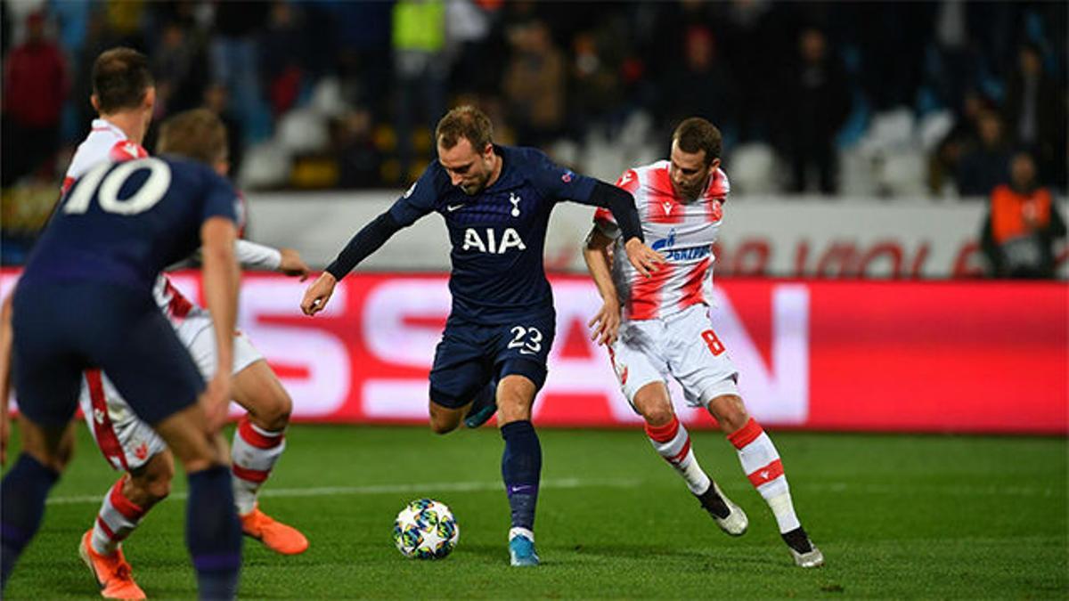 Eriksen puso la guinda en la goleada del Tottenham