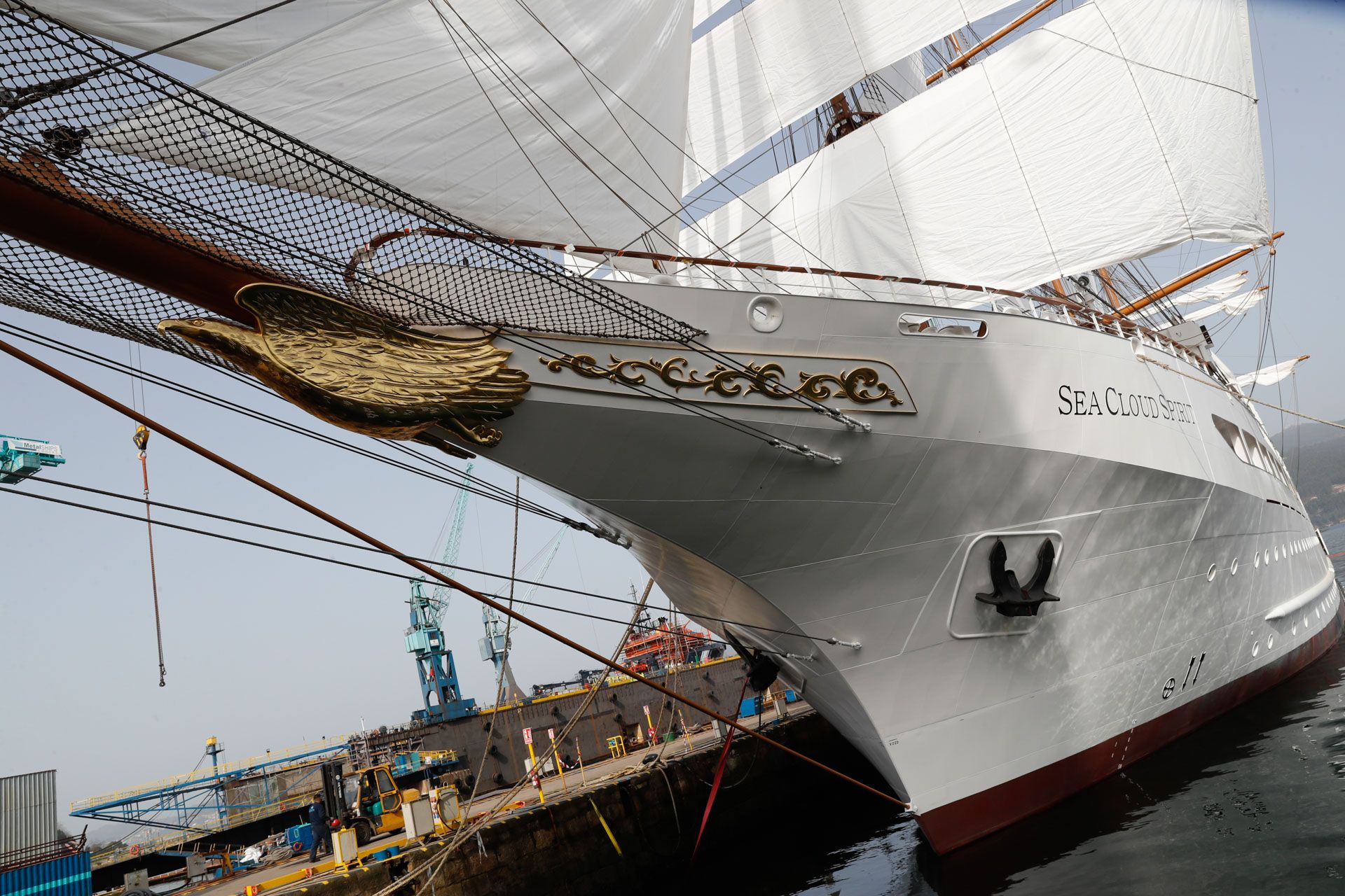 El Sea Cloud Spirit despliega sus velas