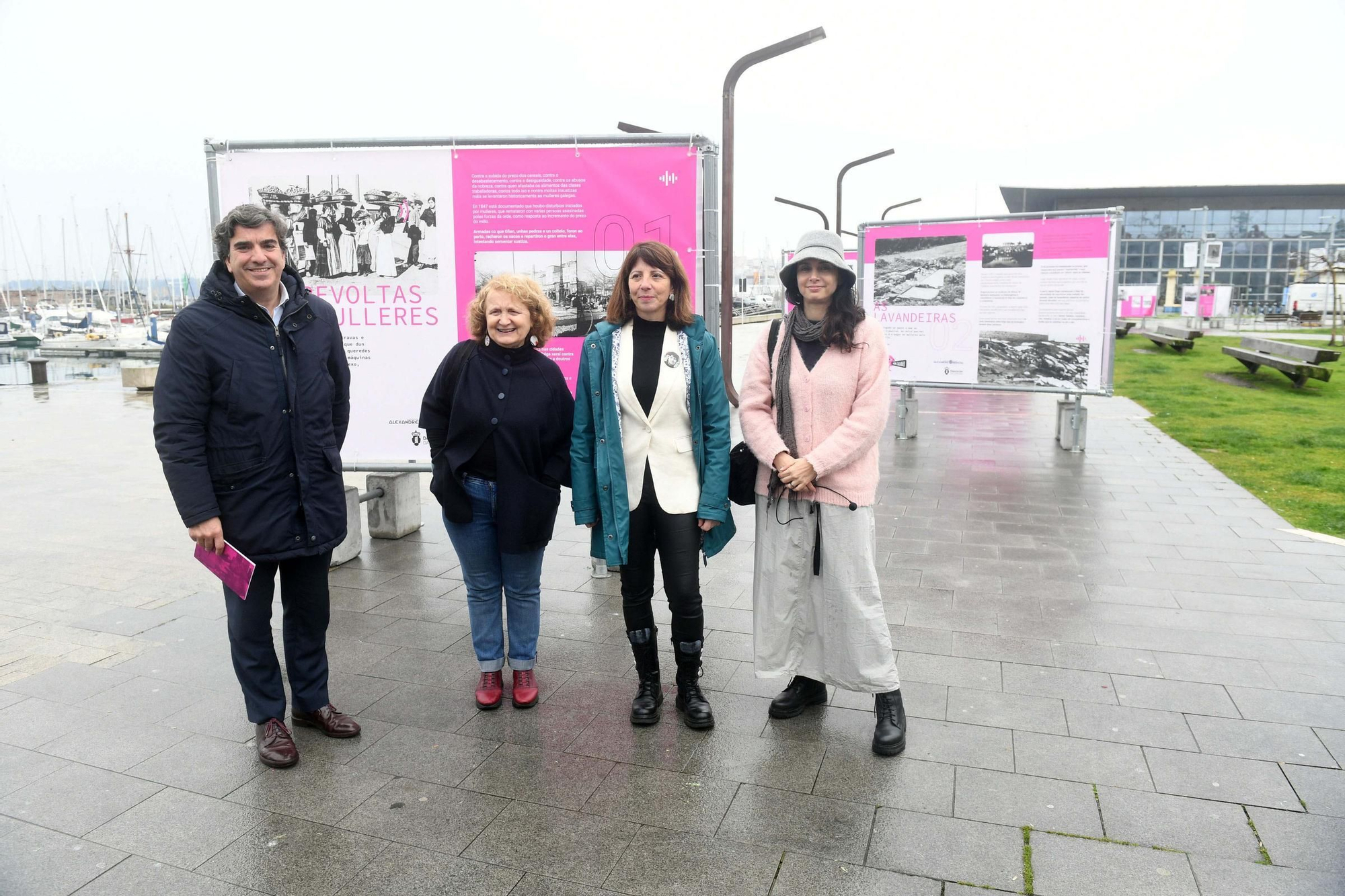 Exposición del proyecto 'Non calarás!' en la Marina