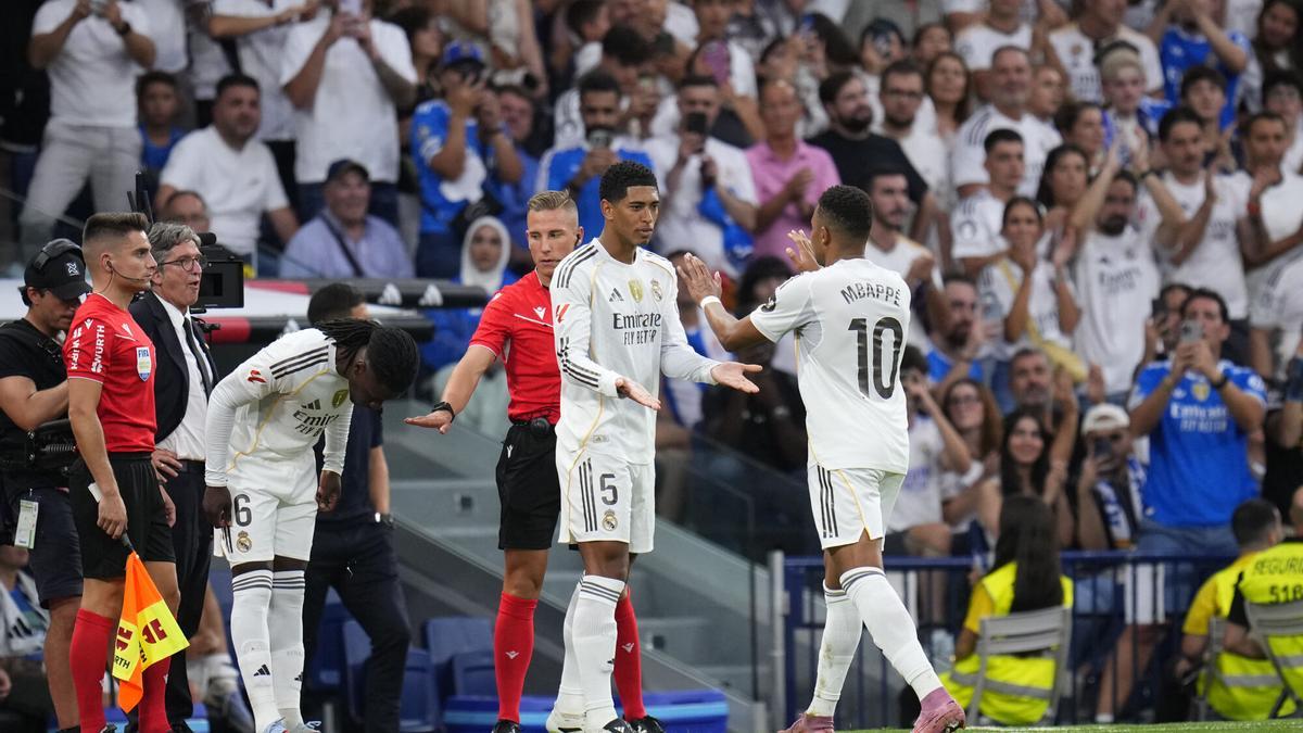 Bellingham volvió a jugar tras su operación de hombro