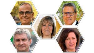 Los principales candidatos a las elecciones municipales en L’Hospitalet de Llobregat.
