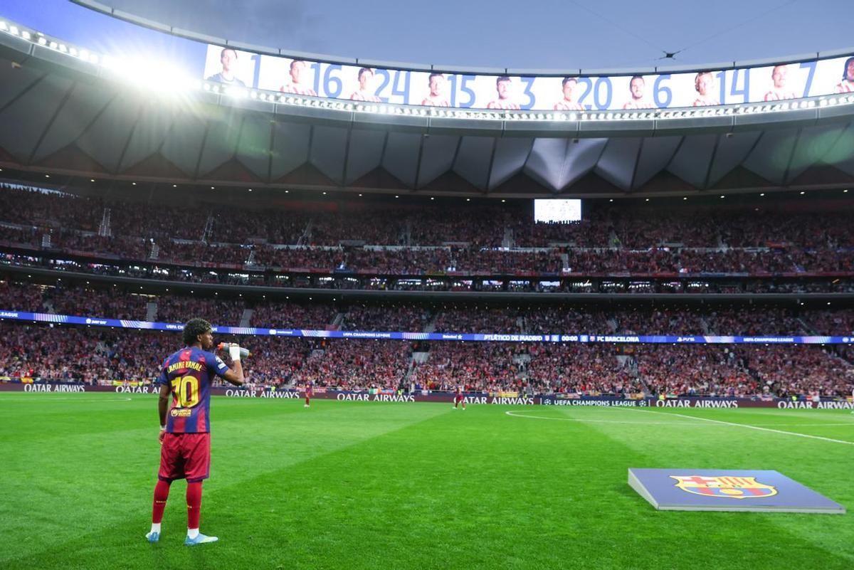 Las mejores imágenes del Atlético - Barça de Champions League