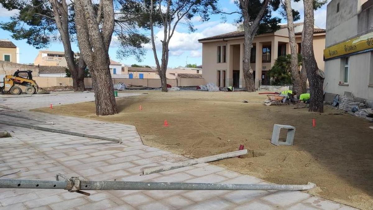 Estado actual de la plaza donde estaba situada la cruz.