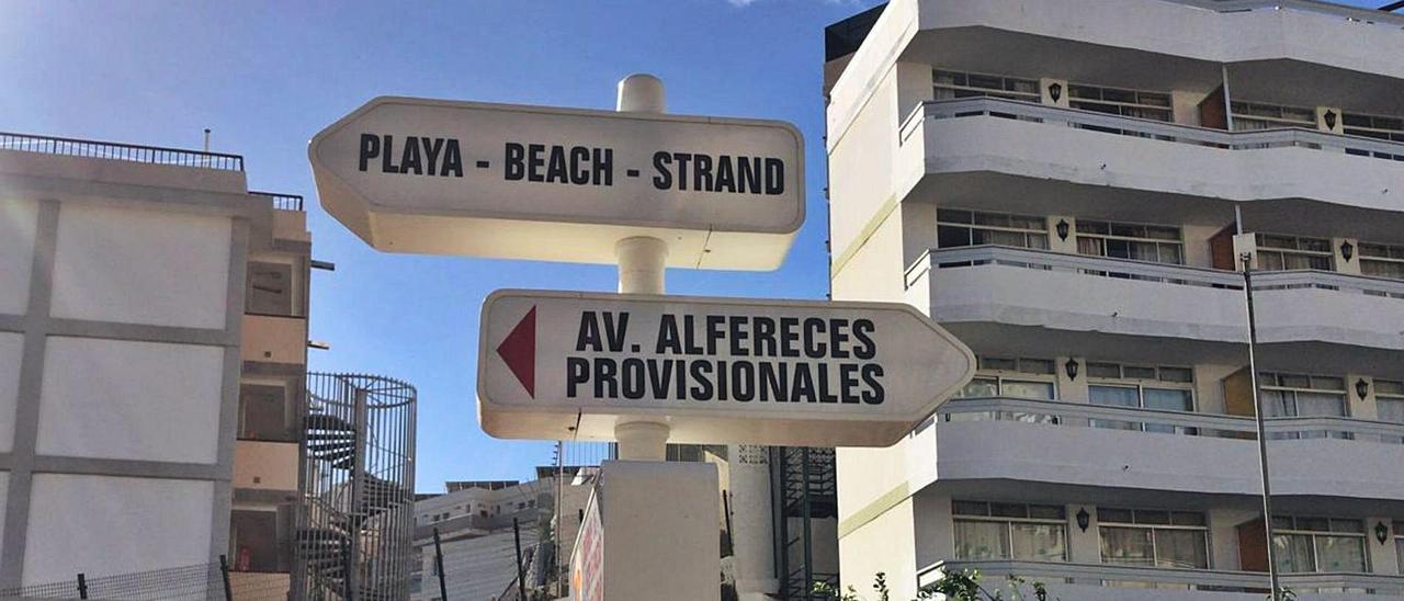 Calle Alféreces Provisionales en San Bartolomé de Tirajana.