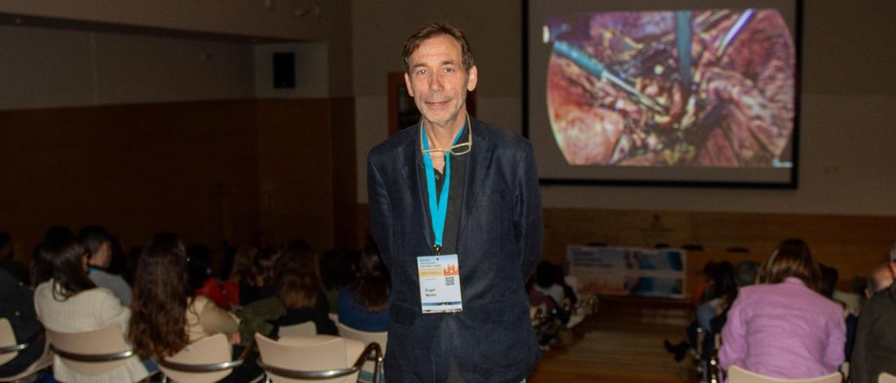 Ángel Martín, jefe del servicio de Ginecología y Obstetricia de Son Llàtzer, en la jornada preinaugural.