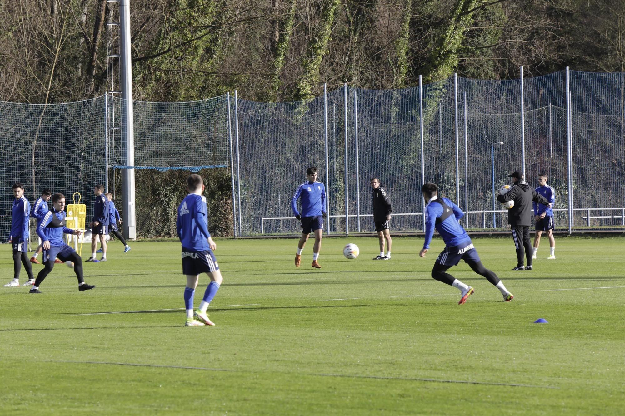 Las imágenes del entrenamiento del Oviedo