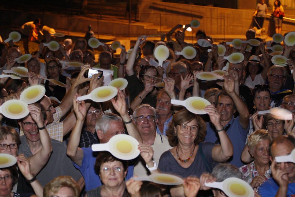 Assaig de la Diada a Girona